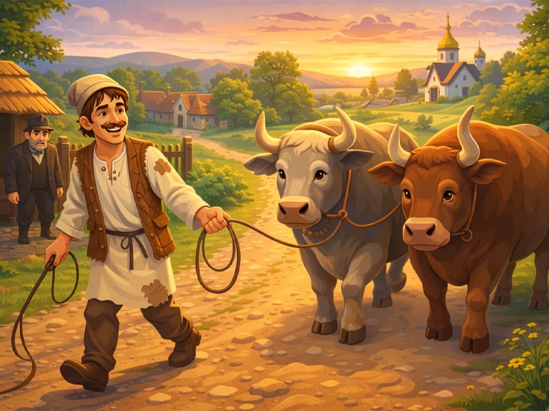 Дотепний жарт (українська народна казка) - audiotales.in.ua