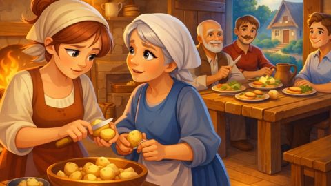 Хто не робить, той не їсть (українська народна казка) - audiotales.in.ua