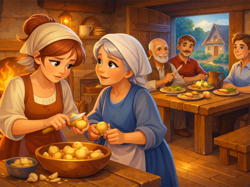 Хто не робить, той не їсть (українська народна казка) - audiotales.in.ua