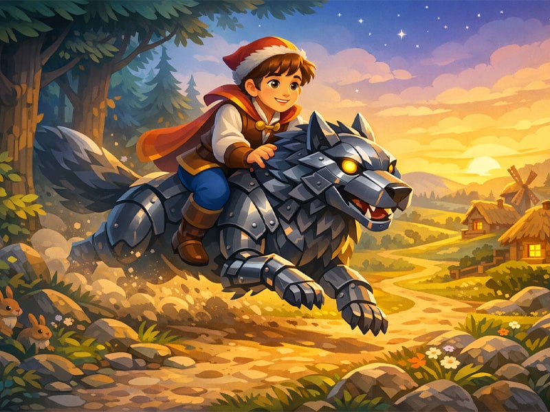 Казка про королевича і залізного вовка (українська народна казка) - audiotales.in.ua