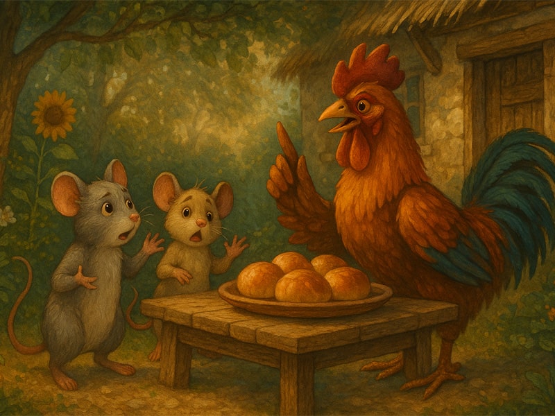 Півник і двоє мишенят (українська народна казка) - audiotales.in.ua