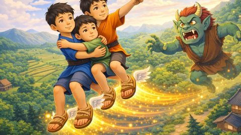 Сандалії скороходи (японська народна казка) - audiotales.in.ua