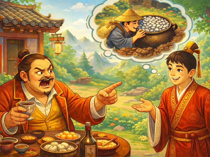 Скарб (китайська народна казка) - audiotales.in.ua