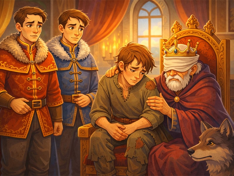 Сини сліпого царя (українська народна казка) - audiotales.in.ua