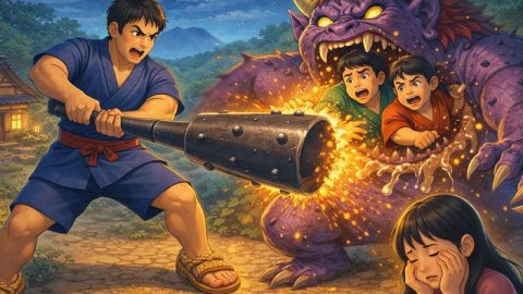 Таро силач (японська народна казка) - audiotales.in.ua