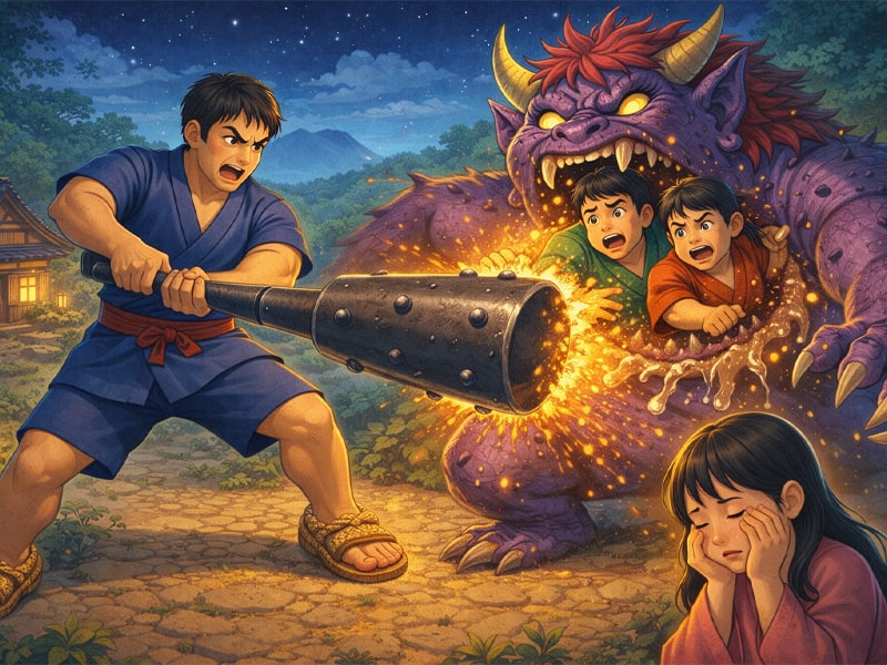 Таро силач (японська народна казка) - audiotales.in.ua