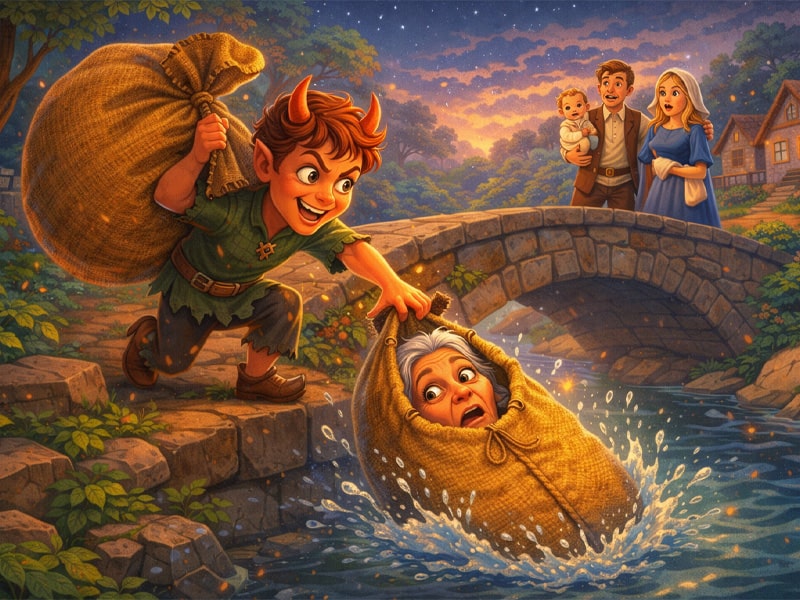 Як чорт старого парубка женив (українська народна казка) - audiotales.in.ua