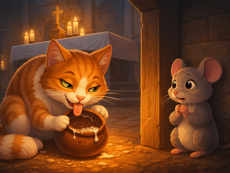 Дружба кішки з мишкою (Брати Грімм) - audiotales.in.ua