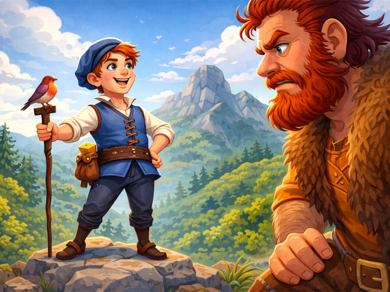 Хоробрий кравчик (Брати Грімм) - audiotales.in.ua