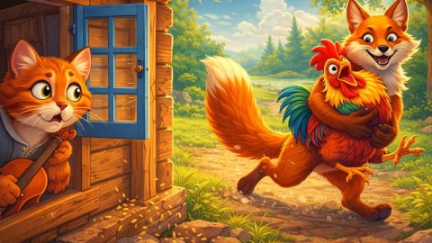 Котик і Півник (українська народна казка) - audiotales.in.ua