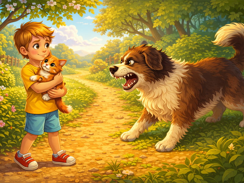 Петрик, собака і кошеня (Василь Сухомлинський) - audiotales.in.ua