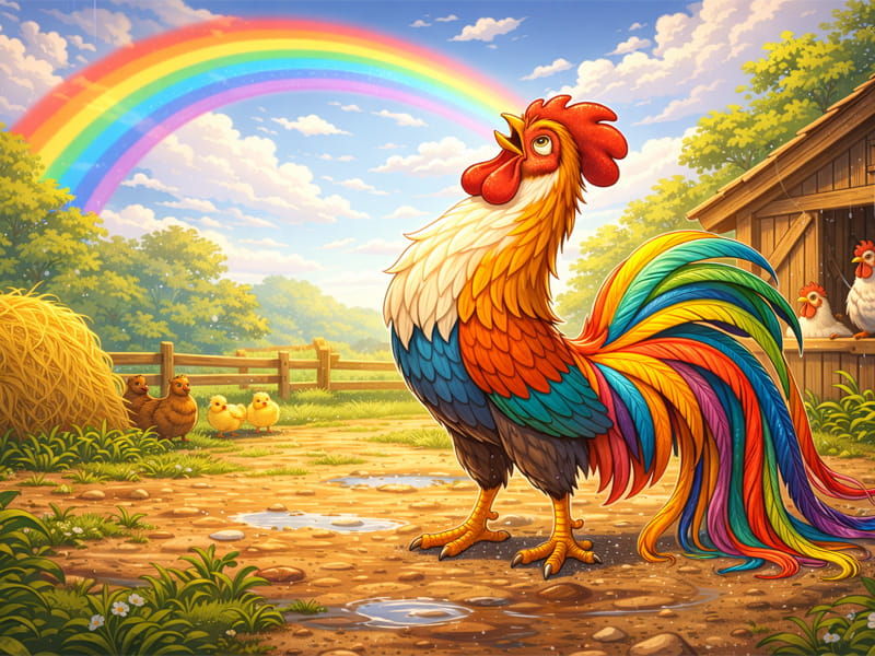 Пихатий півень (Василь Сухомлинський) - audiotales.in.ua