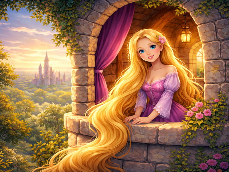 Рапунцель (Брати Грімм) - audiotales.in.ua