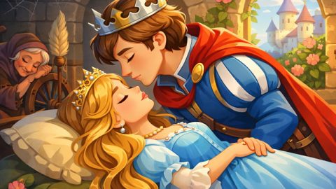 Спляча красуня (Брати Грімм) - audiotales.in.ua