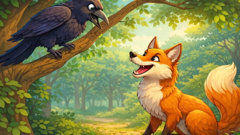 Ворона і лис (дід Панас - audiotales.in.ua