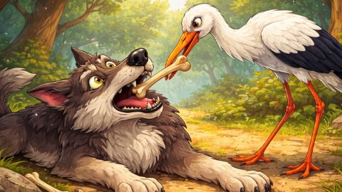 Вовк і Бусел (українська народна казка) - audiotales.in.ua