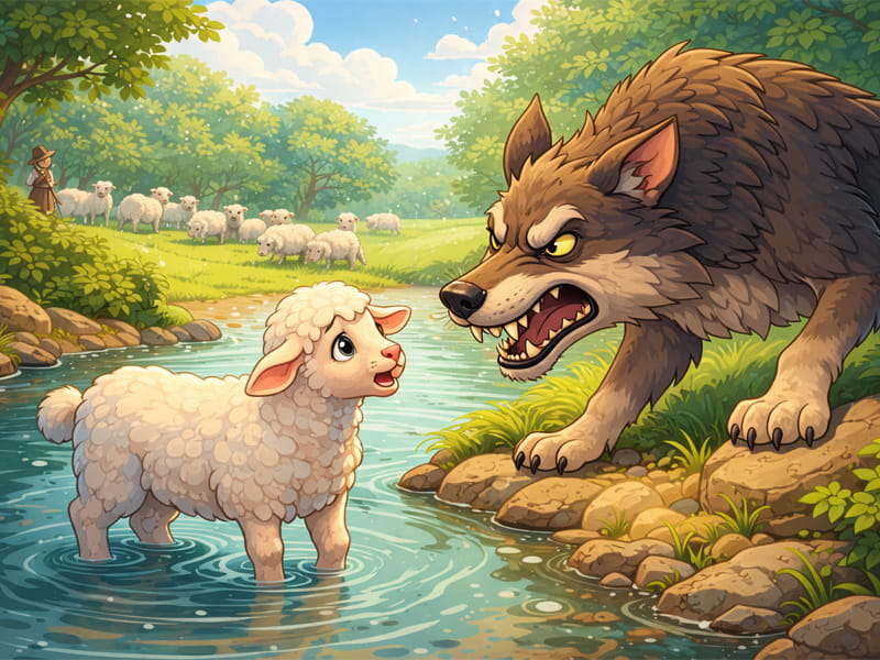 Вовк та ягня (дід Панас) - audiotales.in.ua